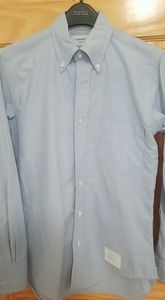 Thom Browne light blue oxford shirt